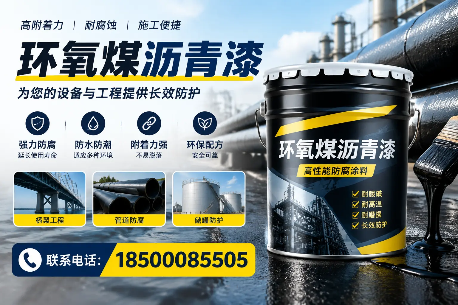 环氧煤沥青漆与其他涂料的对比分析,助力岳阳企业决策